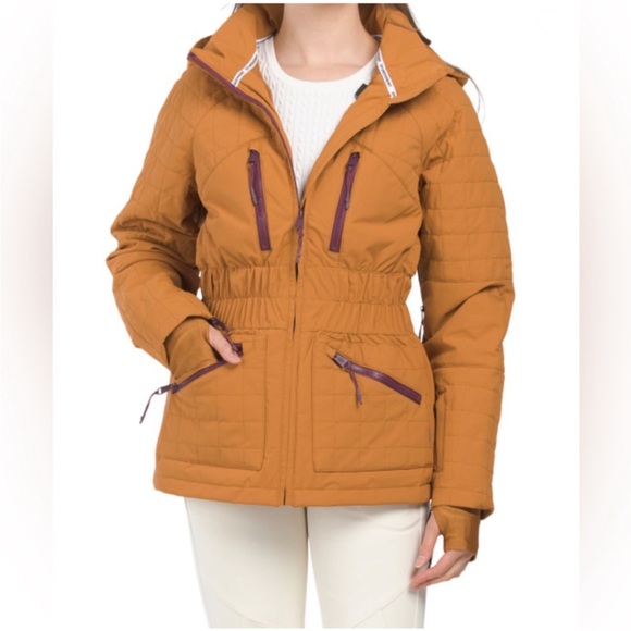 Combinaison De Ski Free People Movement All Prepped – Blanc Et Rose – Taille L